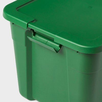 20gal Latching Storage Tote - Regal Green - Brightroom (LOCAL PICKUP ONLY)