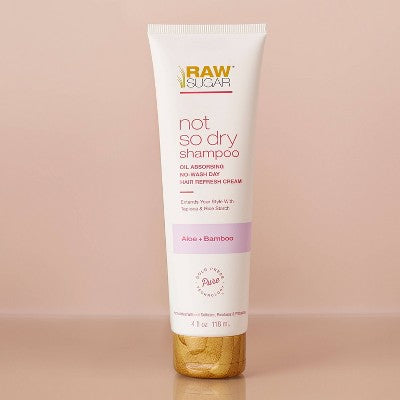Raw Sugar Not So Dry Shampoo - Aloe + Bamboo - 4 fl oz