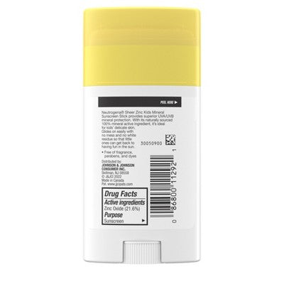 Neutrogena Sheer Zinc Kids Sunscreen Stick - SPF 50 - 1.5 fl oz
