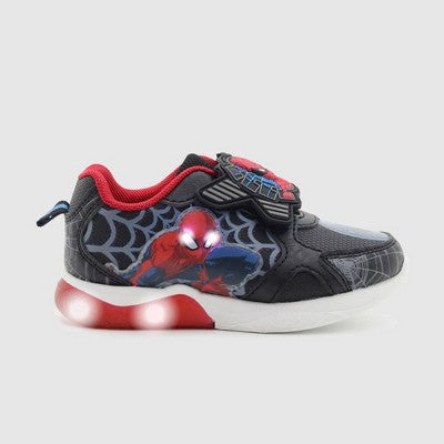 Toddler Boys Disney Spider-Man Athletic Sneakers - Black 1
