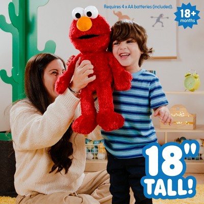 Sesame Street Tickle Me Elmo Giggle Max Interactive Plush Toy