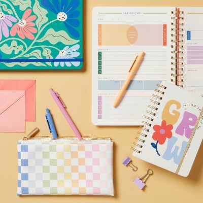 Pencil Pouch Checkered - Spritz