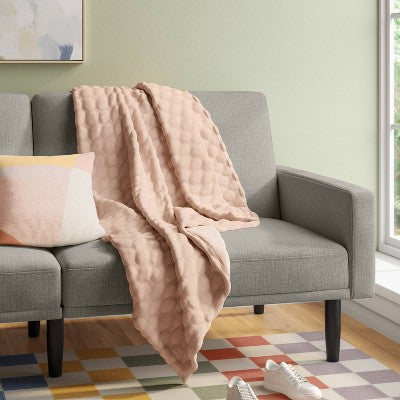 Triple Knit Throw Blanket Pink - Room Essentials