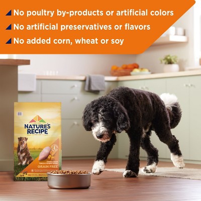 Nature's Recipe Grain Free Chicken, Sweet Potato & Pumpkin Recipe Adult Dry Dog Food - 4lbs