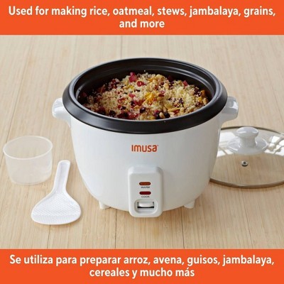IMUSA 5 Cup Rice Cooker White