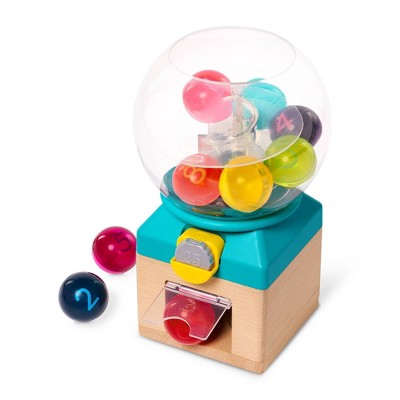 B. toys Rainbow Gumballs - Colors & Numbers Gumball Machine