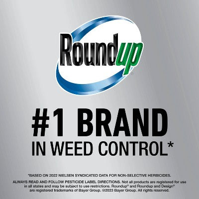 Roundup Dual Action 365 Weed & Grass Killer Plus 12 Month Preventer Vegetation Killer Wand Herbicide 128oz: Long-Term Lawn Care