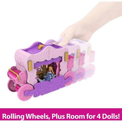 Disney Princess Carriage to Castle Transforming Playset 18pc