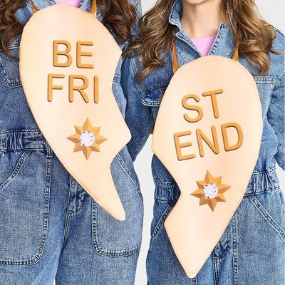 2pc Adult Best Friend Locket Costume Overlays - Hyde and EEK! Boutique