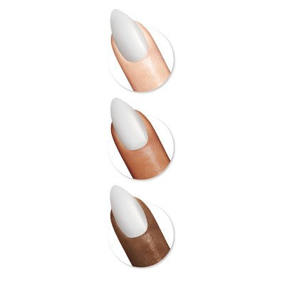 Sally Hansen Salon Effects Perfect Manicure Press-On Nails Kit - Almond - Only Have Ice For You - 24ct