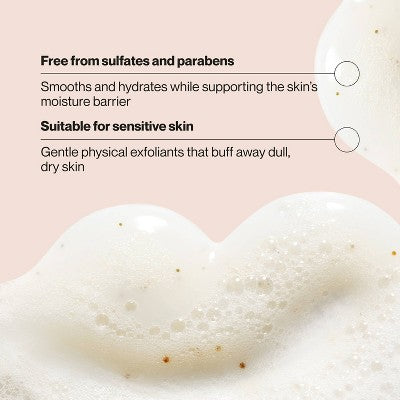 Suave Exfoliating Sulfate-Free Hydrating Body Wash and Scrub - Citrus Blossom - 18 fl oz: For Normal Skin, Whole Body, Liquid Form, Squeeze Bottle