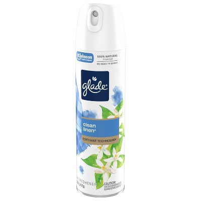 Glade Aerosol Air Fresheners - Clean Linen - 7.3oz