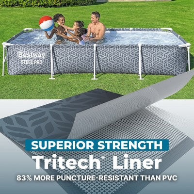 Bestway Steel Pro 12' x 6'7" x 26" Rectangle Above Ground Outdoor Swimming Pool (LOCAL PICKUP ONLY)