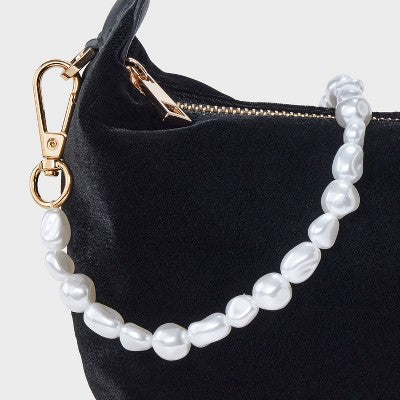 Pearl Accessory Crossbody Wristlet/Phone Strap - A New Day White: Cell Phone Accessories, 47.3" Length