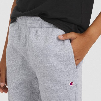 Champion Kids' Fleece Jogger Pants - Heather Gray M