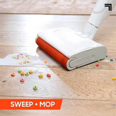 Sharper Image Combo Clean Sweep 02, Cordless Power Broom & Mop White (LOCAL PICKUP ONLY)