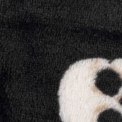 Halloween Skeletons Throw Blanket Black/Ivory - Hyde and EEK! Boutique