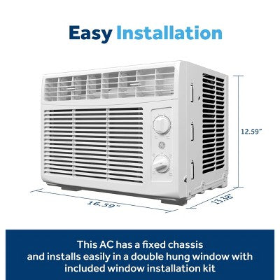 GE Appliances 5000 BTU Mechanical Window Air Conditioner Unit (LOCAL PICKUP ONLY)