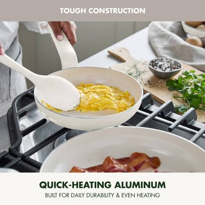 GreenPan Rio Advanced 16pc Ceramic Nonstick Cookware Set Cream (LOCAL PICKUP ONLY)