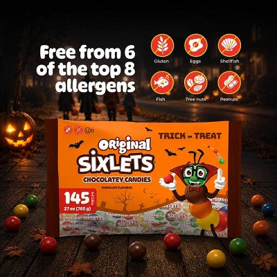 Sixlets Halloween Candy Bag - 27oz/145ct (LOCAL PICKUP ONLY)