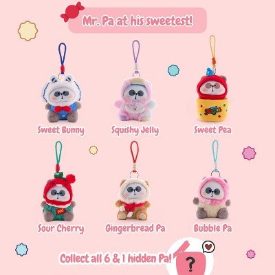 Mr. Pa Candy Series Plush Collectible Surprise Blind Box Mystery Toy