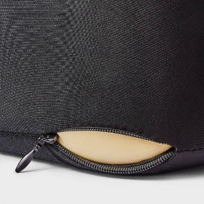 Contoured Memory Foam Neck Pillow - Open Story Black