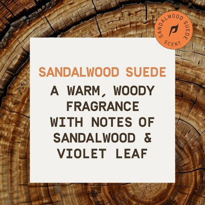 Papatui Men's Sulfate-Free Exfoliating and Hydrating Coconut Oil Body Wash - Sandalwood Suede - Trial and Travel Size - 3 fl oz