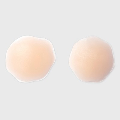 Fashion Forms Women's Reusable Full Figure Gel Petals Adhesive Strapless Backless Bra - Clear One Size Fits Most: Silicone Nipple Covers