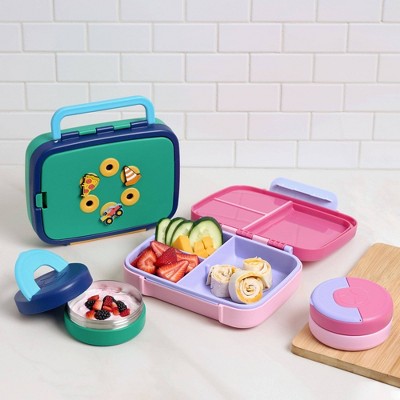 Ello Benni Hot/Cold Food Storage Container with Charms - Green