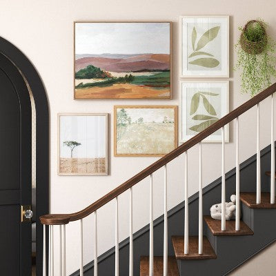 30" x 24" Landscape Framed Canvas Natural - Threshold (LOCAL PICKUP ONLY)