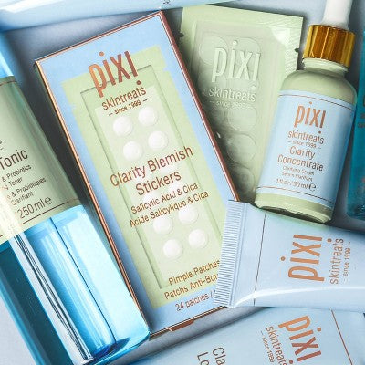 Pixi Clarity Blemish Stickers: Salicylic Acid Facial Treatment for Normal and Acne-Prone Skin, 24 Patches