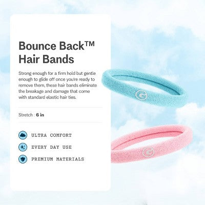 Gimme Beauty Bounce Back Hair Bands for Medium and Thick Hair - Multicolor - 5ct