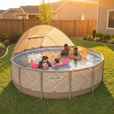 Bestway Steel Pro MAX 13' x 42" Round Above Ground Pool Set with Canopy & Ladder (LOCAL PICKUP ONLY)