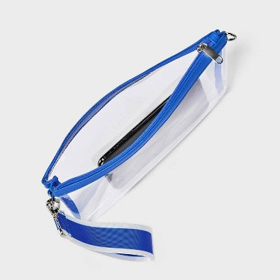 Game Day Clear Wristlet Clutch - Wild Fable Dark Blue