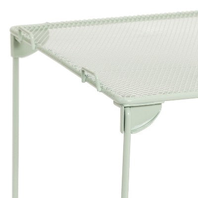 U Brands 12" Tall Mesh Locker Shelf Agave Sage Green