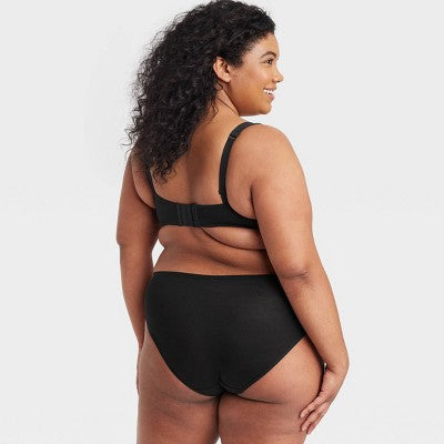Women's 6pk Bikini Underwear - Auden Solid Mix 1X