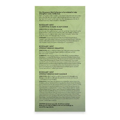 Mielle Organics Rosemary Mint Thickening Hair Treatment Cream Gift Set - 19.75oz/4pk