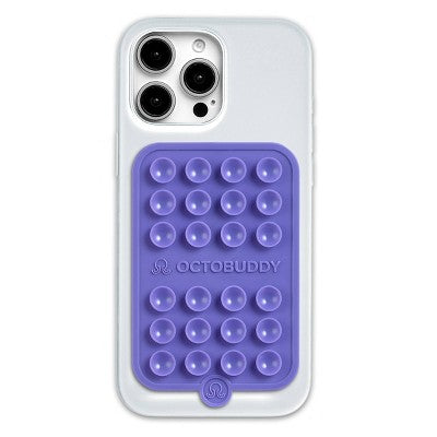 Octobuddy Silicone Suction Cup Phone Case Mount Magnet - Purple