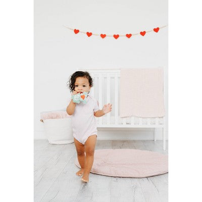 Pearhead Valentine Dino Crinkle Teether