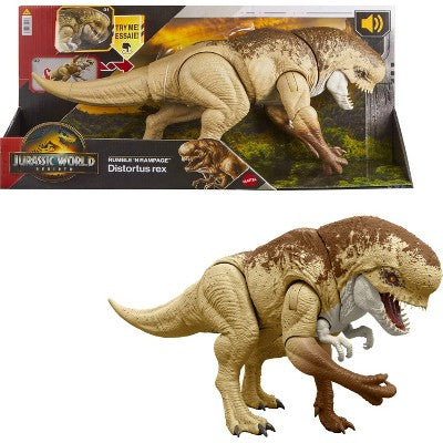 Jurassic World Rebirth Villain Dino Action Figure, 22" Rumble N Rampage Dinosaur Toy, 2 Attacks (LOCAL PICKUP ONLY)
