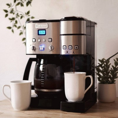 Cuisinart Coffee Center 12 Cup Coffeemaker and Single-Serve Brewer Stainless Steel