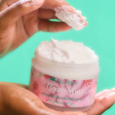 Tree Hut Whipped Body Butter - Merry Mint - 8.4oz