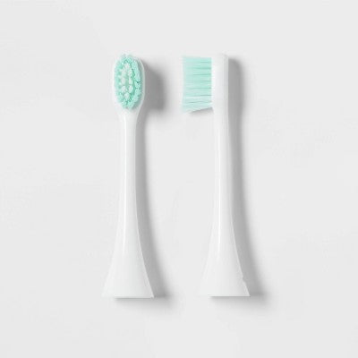 Kids' Battery Toothbrush Replacement Heads - 2pk - up&up