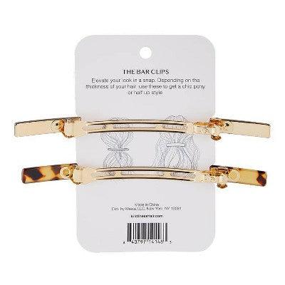 Kristin Ess The Bar Clips - 2pk