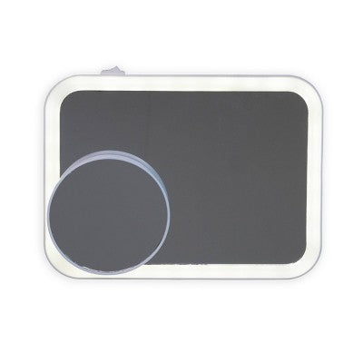 Mirror with added Magnifying Mirror with Suction Cup - Bullseye's Playground