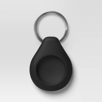 AirTag Silicone Keychain - dealworthy Black