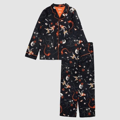 Men's 2pc The Nightmare Before Christmas Pajama Set - Black XS