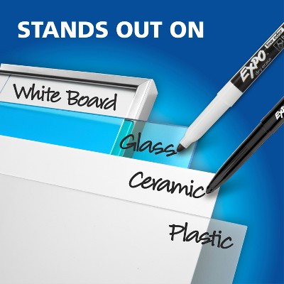 Expo 4ct Asst Dry Erase Marker Black/Red