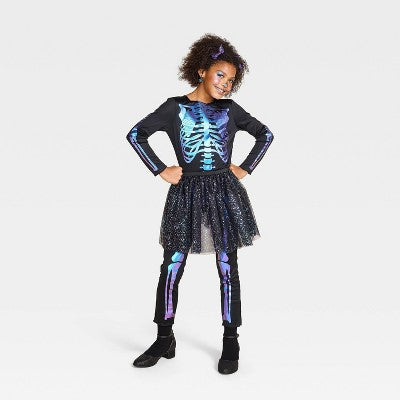 Kids' Skeleton Ballerina Costume - Hyde and EEK! Boutique L