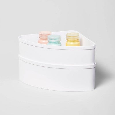 Set of 2 Cart Divider Cups Quarter Circle - Brightroom